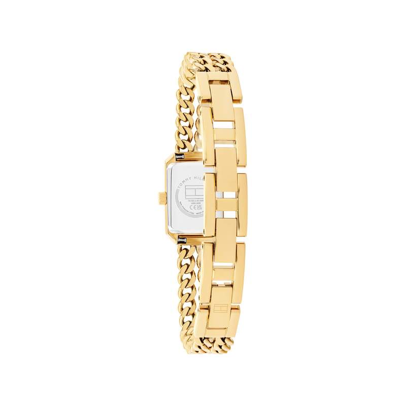 Montre TOMMY HILFIGER sarah femme bracelet acier inoxydable doré jaune - vue 3