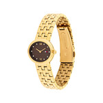 Montre TOMMY HILFIGER moira femme bracelet acier inoxydable doré jaune - vue 2