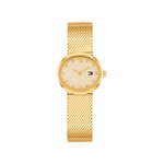 Montre TOMMY HILFIGER moira femme bracelet acier inoxydable doré jaune - vue 1