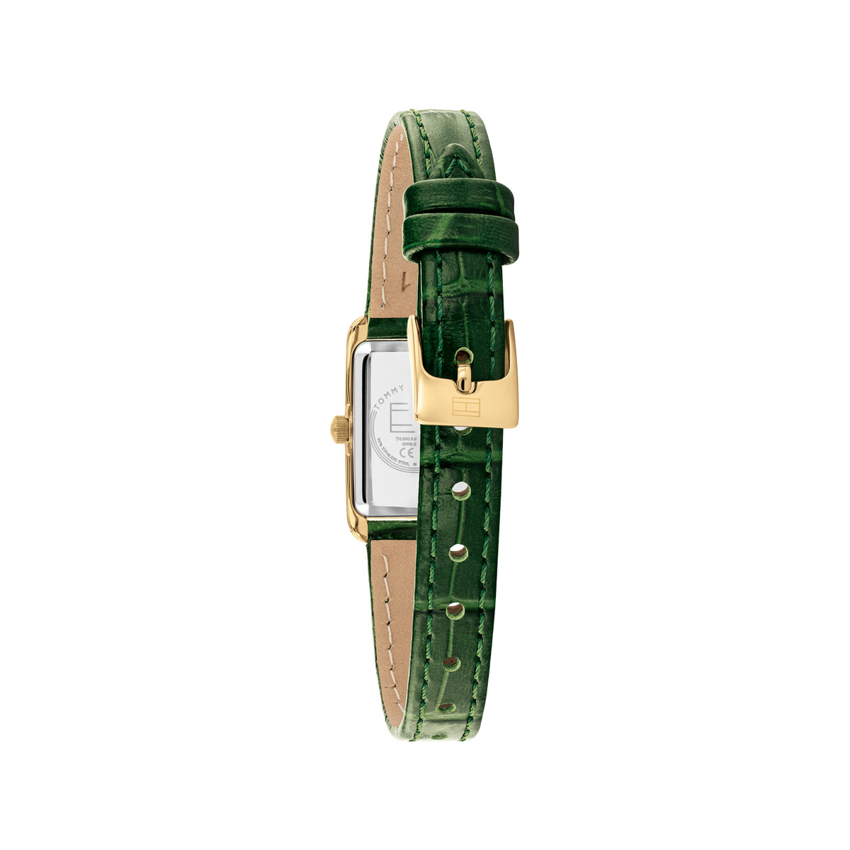 TOMMY HILFIGER Madison women's watch with green leather strap - view 3