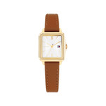 Montre TOMMY HILFIGER mia femme bracelet cuir marron - vue 1