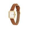 Montre TOMMY HILFIGER mia femme bracelet cuir marron - vue V2