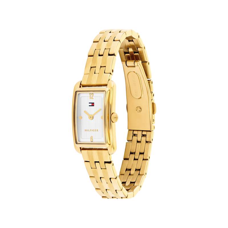 Montre TOMMY HILFIGER madison femme bracelet acier inoxydable doré jaune - vue 2