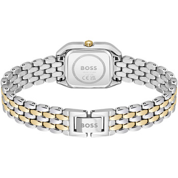 Montre BOSS modern classic femme bracelet acier inoxydable bicolore jaune