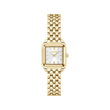 Montre BOSS modern classic femme bracelet acier inoxydable doré jaune