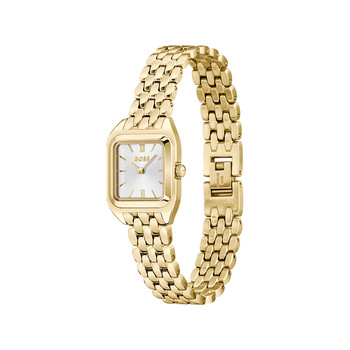 Montre BOSS modern classic femme bracelet acier inoxydable doré jaune