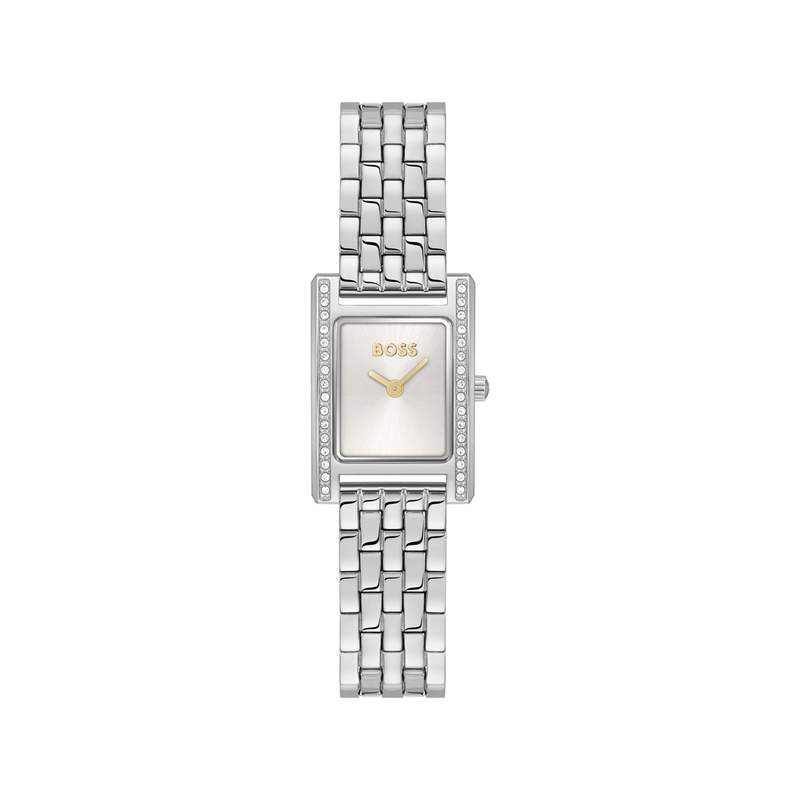 Montre BOSS modern classic femme bracelet acier inoxydable gris - vue 1