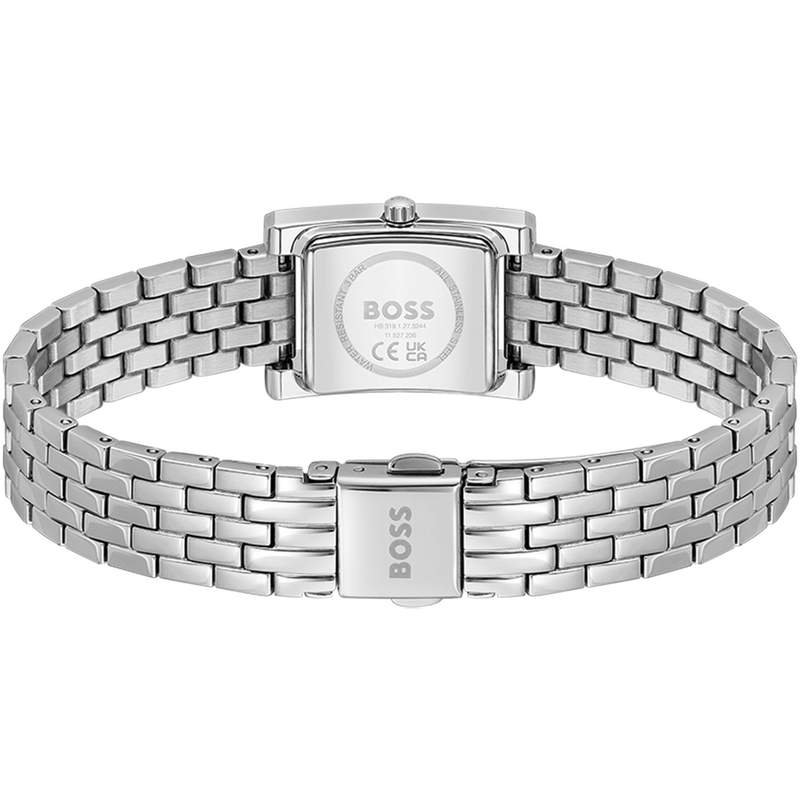 Montre BOSS modern classic femme bracelet acier inoxydable gris - vue 3