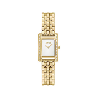 Montre BOSS modern classic femme bracelet acier inoxydable doré jaune