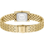 Montre BOSS modern classic femme bracelet acier inoxydable doré jaune - vue 3