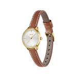 Montre BOSS modern classic femme bracelet cuir marron clair - vue 2