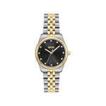 Montre BOSS modern classic femme bracelet acier inoxydable bicolore jaune - vue 1