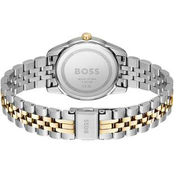 Montre BOSS modern classic femme bracelet acier inoxydable bicolore jaune