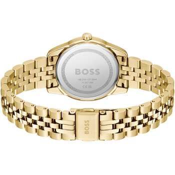 Montre BOSS modern classic femme bracelet acier inoxydable doré jaune