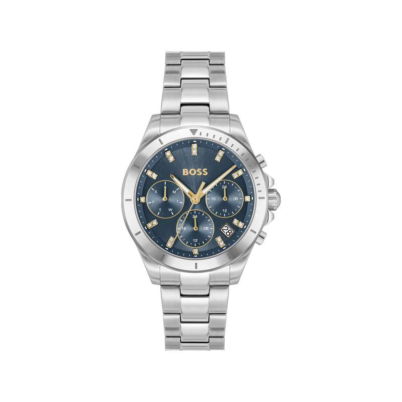 Montre BOSS sport lux femme bracelet acier inoxydable - vue 1
