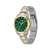 BOSS women's luxury sports watch with two-tone yellow stainless steel bracelet - view V2
