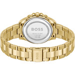 Montre BOSS sport lux femme bracelet acier inoxydable doré jaune - vue 3