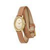 Montre LACOSTE LACOSTE parisienne femme bracelet cuir marron - vue V2