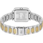 Montre LACOSTE.12.12 leap femme bracelet acier inoxydable bicolore jaune - vue 3