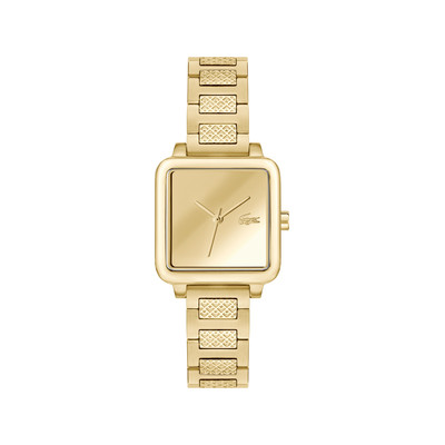 Montre LACOSTE.12.12 leap femme bracelet acier inoxydable doré jaune - vue 1
