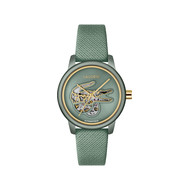 Montre LACOSTE LACOSTE.12.12 automatique femme automatique, bracelet cuir vert
