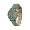 Montre LACOSTE.12.12 automatique femme automatique, bracelet cuir vert - vue V2