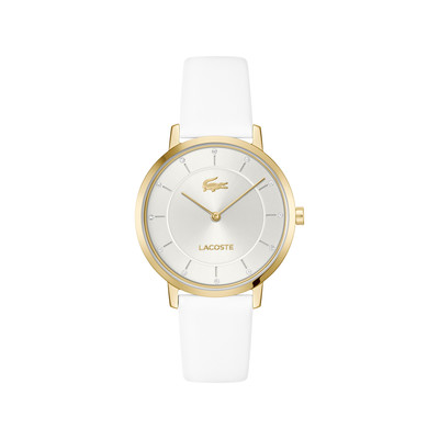 Montre LACOSTE crocorigin femme bracelet silicone blanc