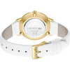 Montre LACOSTE crocorigin femme bracelet silicone blanc - vue V3