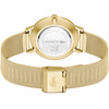Montre LACOSTE crocorigin femme bracelet acier inoxydable doré jaune - vue V3