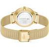 Montre LACOSTE crocorigin femme bracelet acier inoxydable doré jaune - vue V3