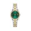 Montre LACOSTE LACOSTE parisienne femme bracelet acier inoxydable bicolore jaune - vue V1