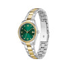 Montre LACOSTE LACOSTE parisienne femme bracelet acier inoxydable bicolore jaune - vue V2