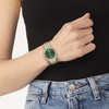 Montre LACOSTE LACOSTE parisienne femme bracelet acier inoxydable bicolore jaune - vue Vporté 1