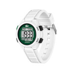 Montre LACOSTE lc33 enfant bracelet silicone blanc - vue 2