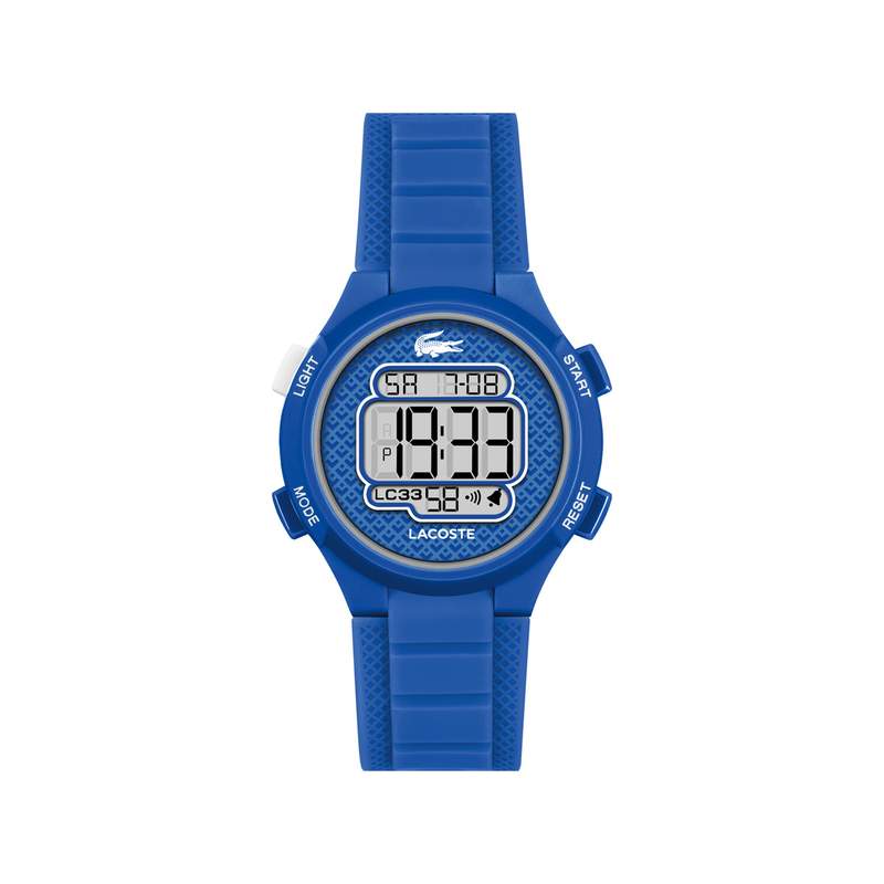 Montre LACOSTE lc33 enfant bracelet silicone bleu - vue 1