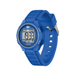 Montre LACOSTE lc33 enfant bracelet silicone bleu - vue 2