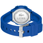 Montre LACOSTE lc33 enfant bracelet silicone bleu - vue 3