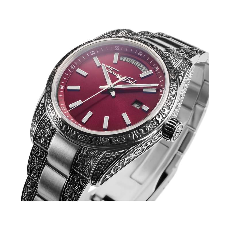 Montre THOMAS SABO engraved mixte bracelet acier inoxydable - vue 2
