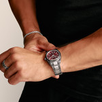 Montre THOMAS SABO engraved mixte bracelet acier inoxydable - vue porté 1