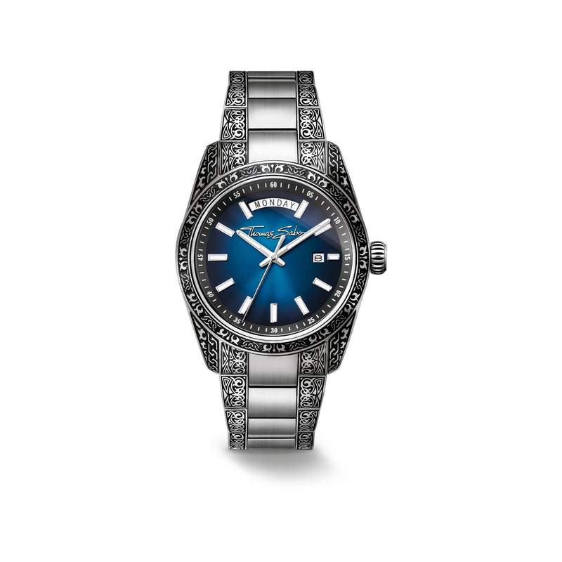 Montre THOMAS SABO engraved mixte bracelet acier inoxydable - vue 1