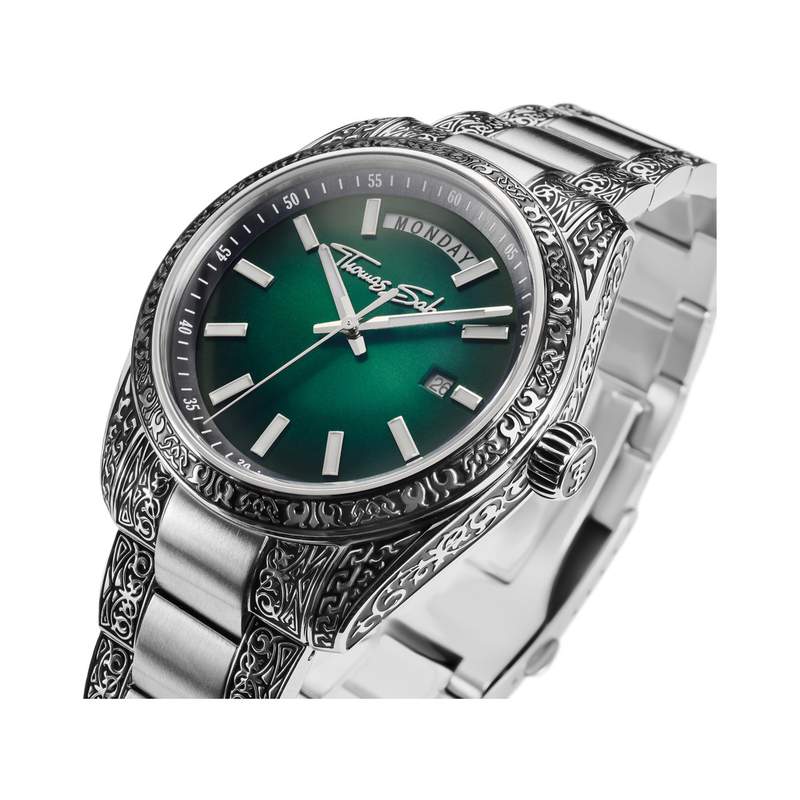 Montre THOMAS SABO engraved mixte bracelet acier inoxydable - vue 2