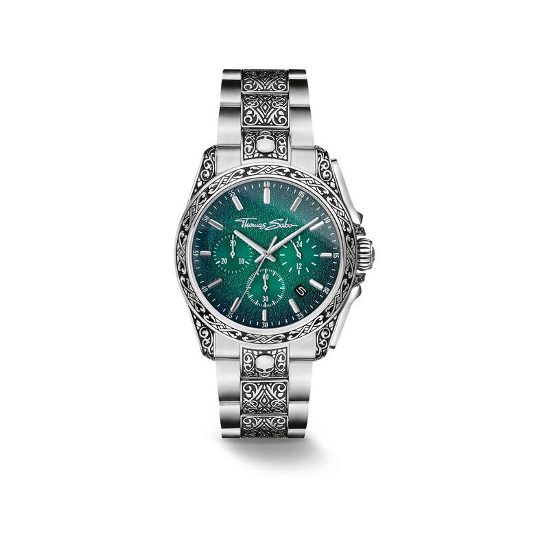 Montre THOMAS SABO engraved mixte bracelet acier inoxydable - vue 1