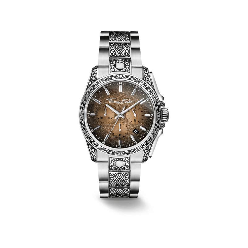 Montre THOMAS SABO engraved mixte bracelet acier inoxydable - vue 1
