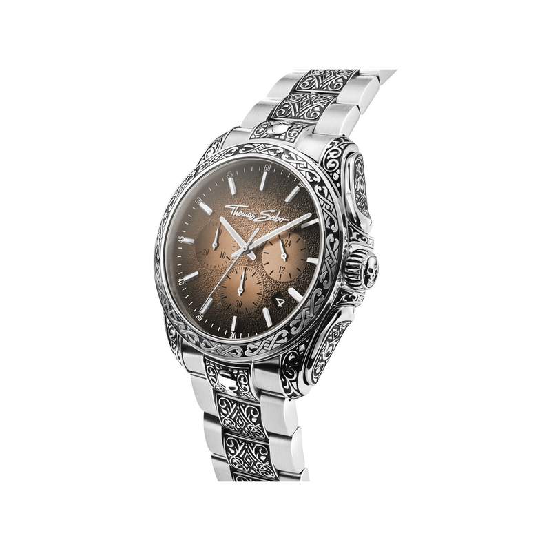 Montre THOMAS SABO engraved mixte bracelet acier inoxydable - vue 2
