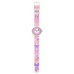 Montre FLIK FLAK showtime enfant bracelet pet recycle rose - vue D1