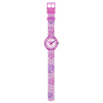 Montre FLIK FLAK showtime enfant bracelet pet recycle rose - vue D1