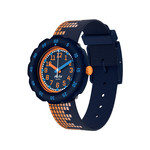 Montre FLIK FLAK showtime enfant bracelet pet recycle bleu - vue 1