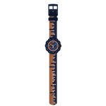 Montre FLIK FLAK showtime enfant bracelet pet recycle bleu - vue D1
