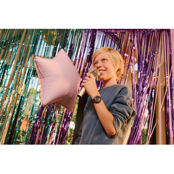 Montre FLIK FLAK showtime enfant bracelet pet recycle bleu