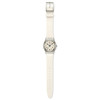 SWATCH essentials women's watch with white leather strap - view VD1